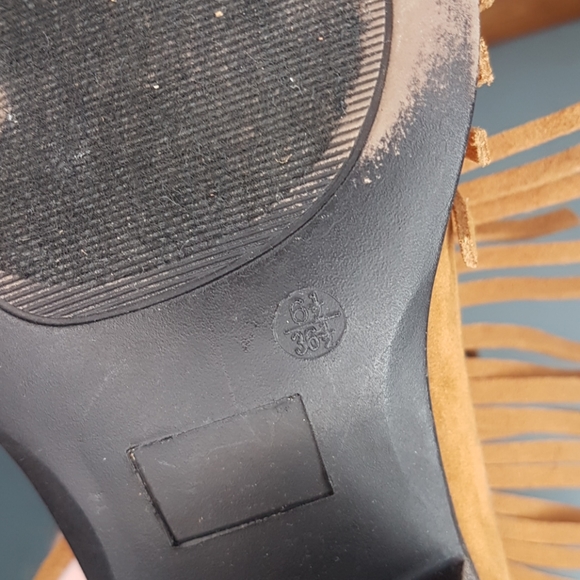 Maurices brown suede fringe booties - Picture 6 of 8